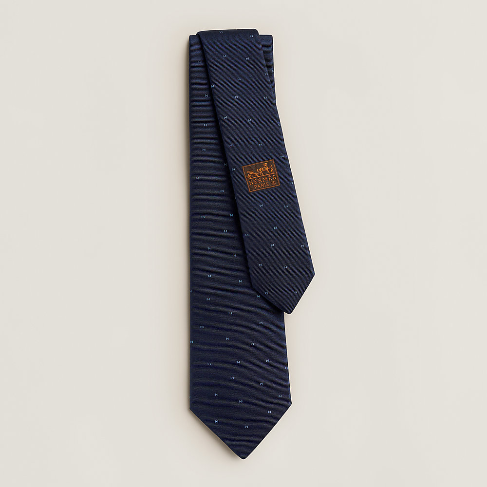 HERMES エルメス アスコットタイ シルク ネクタイ aq7001